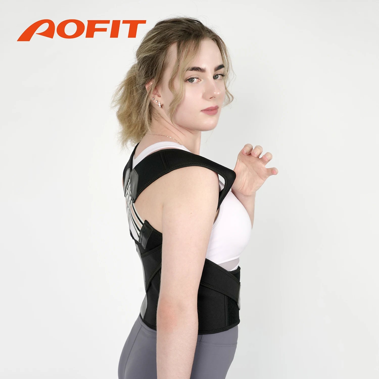 Correcteur de posture pour femmes et hommes, orthèse d'épaule réglable, redresseur de posture du dos, utilisé pour la colonne vertébrale supérieure et moyenne