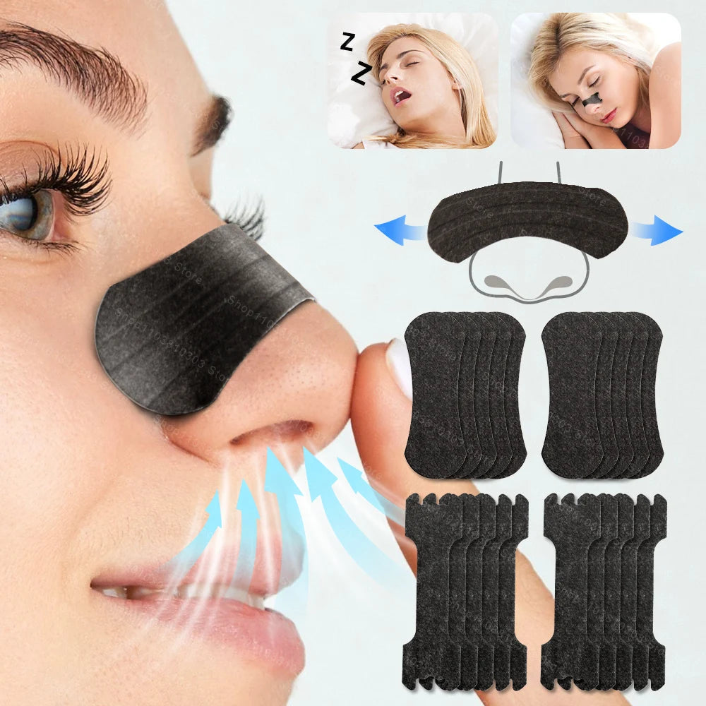 10/200 pièces Kit de bandes nasales bandes nasales Extra forces Sport respiration bande nasale meilleur sommeil réduire le ronflement pour enfant adulte