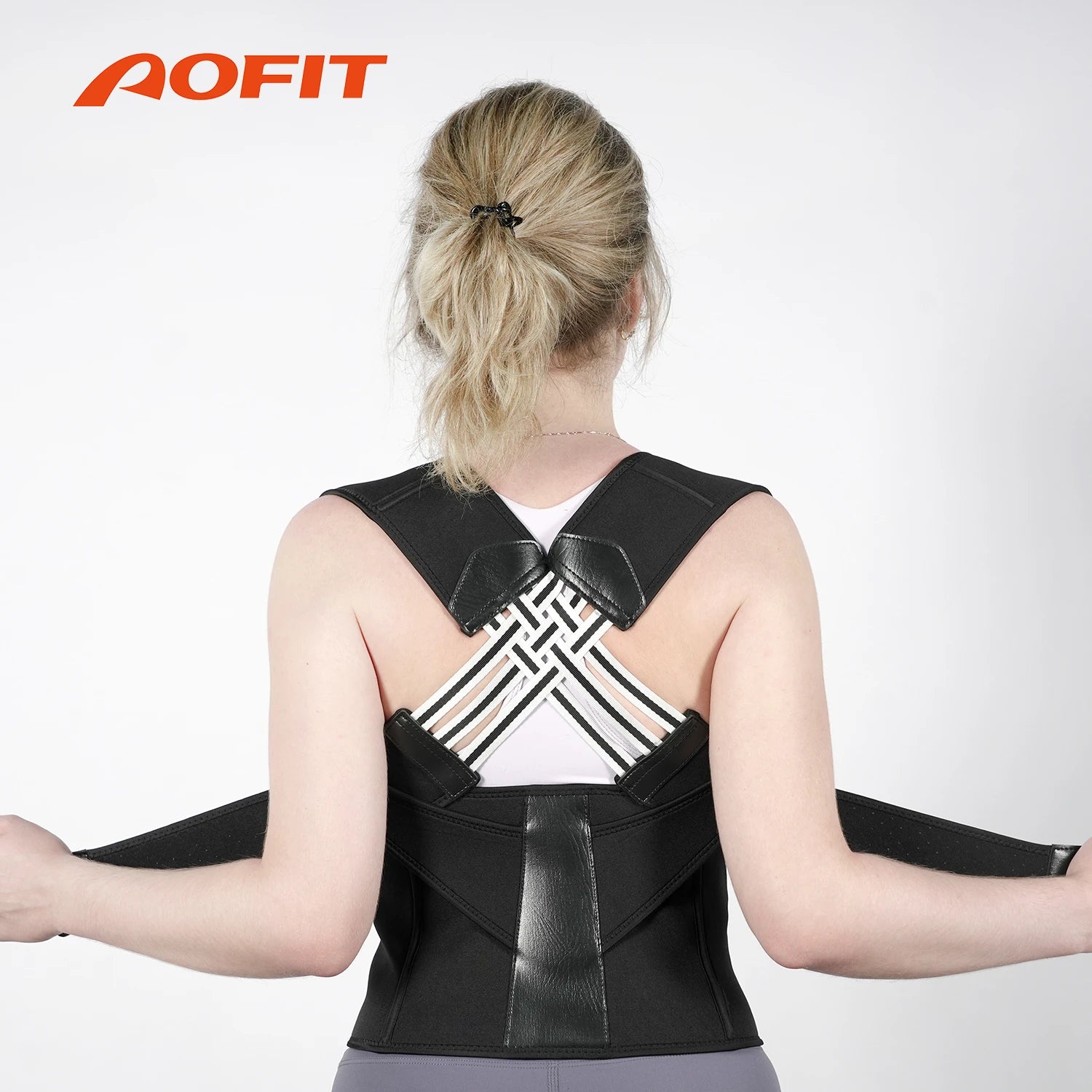 Correcteur de posture pour femmes et hommes, orthèse d'épaule réglable, redresseur de posture du dos, utilisé pour la colonne vertébrale supérieure et moyenne